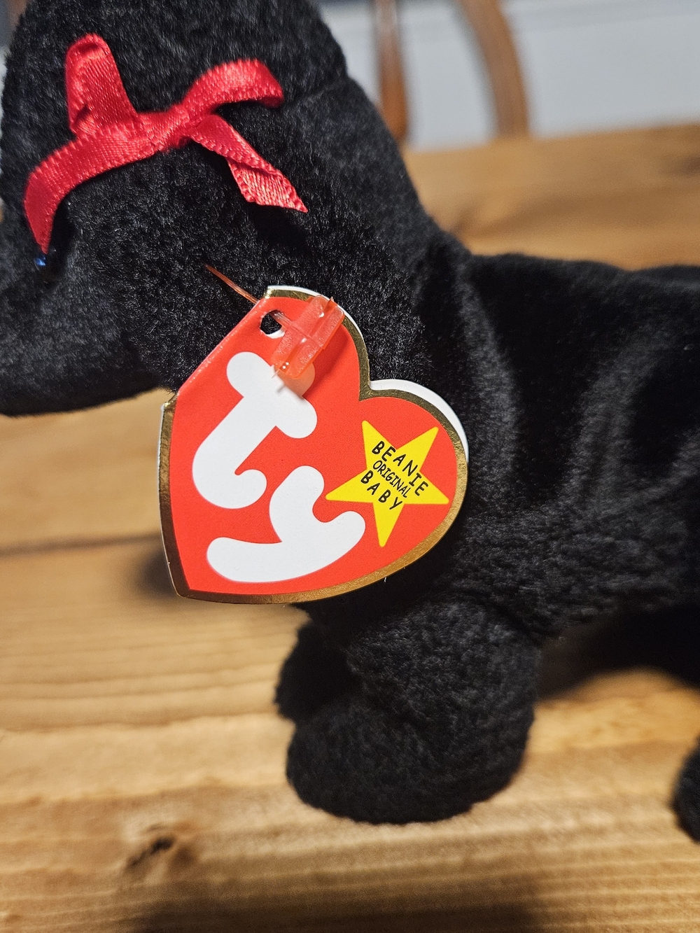 Gigi Beanie Babies - Black Poodle Dog - Picture 3 of 7